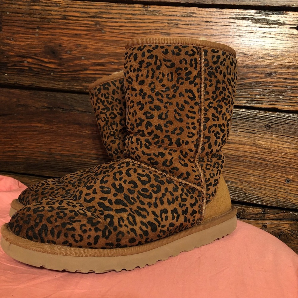 Leopard UGG boots